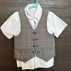 NUO TONG FU SHI フォーマルベストとシャツセット 130