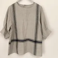 SELF+SERVICE　セルフサービス　チュニックブラウス　M　ゆったりのサムネイル
