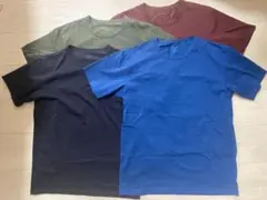ユニクロ　エアリズムコットンクルーネックT　4色セット　M　半袖Tシャツ