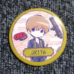 銀魂 沖田総悟 グラフアート 캔 배지