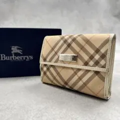 BURBERRY ノバチェック キャンバス 折り財布 8771