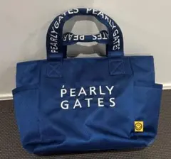 PEARLY GATES チャーム付きトートバッグ ネイビー - メルカリ