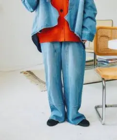 ニコアンド＊Misayoさんプロデュース セルフカットデニムパンツ