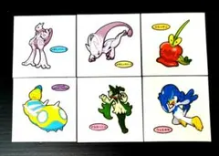 ポケモンパンシール　6枚セット