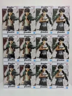 進撃の巨人　フィギュア　 Grandista　リヴァイ　エレン