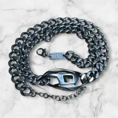 DIESEL DX1433 ステンレスチェーンネックレス - メルカリ