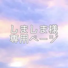 しましま様専用ページ