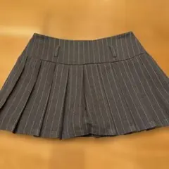 epine グレー プリーツスカート ショートパンツ付き M