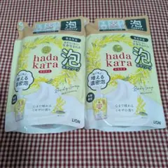 hadakara 泡ボディソープ ミモザの香り 詰替 420ml 2個のサムネイル