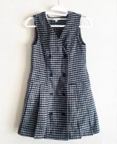 a.v.v チェック柄 ノースリーブワンピース 140