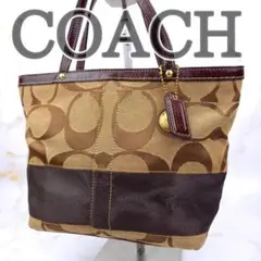 ✨良品✨　COACH　ハンドバッグ　トートバッグ　シグネチャー