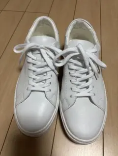 レザースニーカー 白