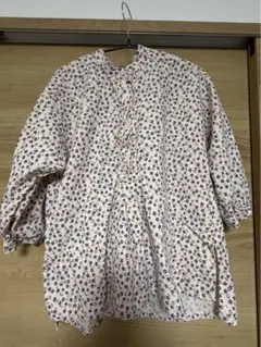 イネス・ド・ラ・フレサンジュ ユニクロコラボ花柄五分袖シャツ S