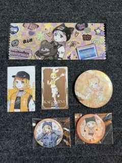 プロセカ鏡音リン　バッジ・カードセット