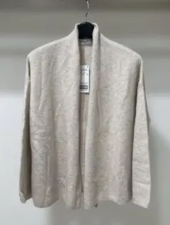 【未使用タグ付】SIMPLICITÉ ベージュ 長袖カーディガン