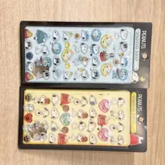 ÿ*u様 スヌーピー シール ボンボンドロップシール 風 ぷくぷく 立体 3D