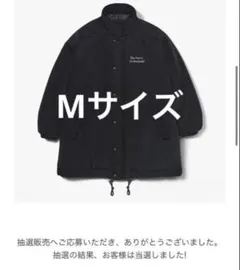 エンノイPADDED NYLON BENCH COAT BLACK/WHITE
