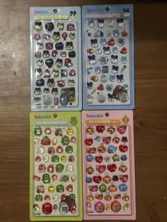 たまごっち ボンボンドロップシール 風 4枚セット