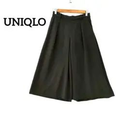ユニクロ UNIQLO キュロット ガウチョパンツ オリーブ Мサイズ