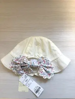 【タグ付き新品】any FAM キッズ 日よけ付きリボンハットのサムネイル