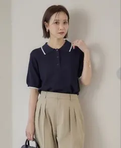 即日発送！mysa closet 田中里奈　しまむら　半袖 ニット　Lサイズ