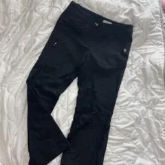 MUNSING WEAR ゴルフ　　　　　黒 カジュアルパンツ ジッパーポケット