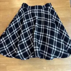 CECIL McBEE チェック柄 フレアスカート