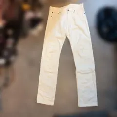 Levi's ホワイトデニムパンツ ストレート　swag drip