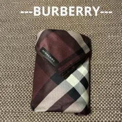 【BURBERRY】バーバリーハンカチ『新品・未使用』