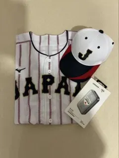 侍ジャパン　WBC2026 ユニフォーム　キャップ　モバイルバッテリー