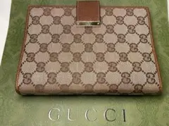 【1週間使用のみ】Gucci GGパターン 手帳カバー A5サイズ