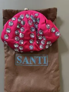 【1回使用】SANTI ピンクビジューバッグ