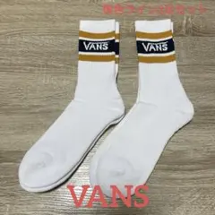 [新品]2足セット VANS バンズ ラインソックス sox 靴下 yellowのサムネイル