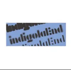 【indigo la End】 logo タオル（heather × blue）