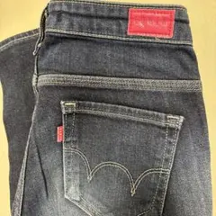 EDWIN ダークブルースキニージーンズ