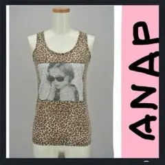 ANAP☆レオパードプリントタンク