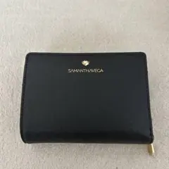 SAMANTHAVEGA ブラック 二つ折り財布