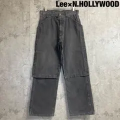 Lee×N.HOLLYWOOD ギミック ダブルニー ペインターデニム Sのサムネイル
