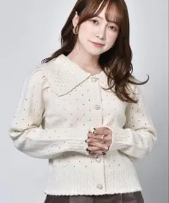 ☆当日・翌日必ず発送☆Emsexciteの襟付ニット