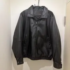 ST JOHN'S BAY セントジョンズベイ レザージャケット 革ジャン 黒