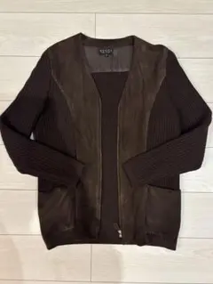 GUCCI90s ZamasportSuedeKnitJacket Size42のサムネイル