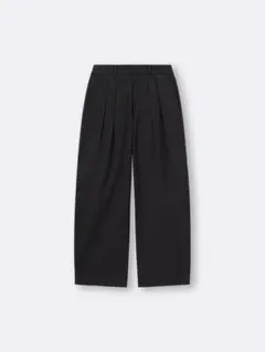 今季美品GUチノバレルタックパンツ