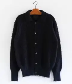YOKE モヘアカーディガン ブラックのサムネイル