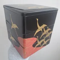 未使用】会津塗り 三段重 重箱 - メルカリ