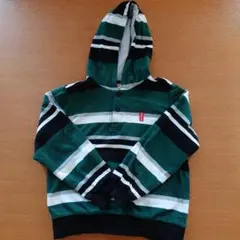 Levi's ストライプ フード付きパーカー