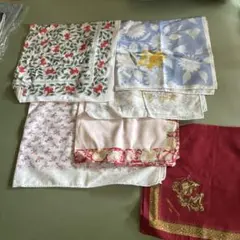 花柄ハンカチ 6枚セット
