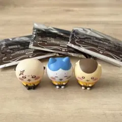 ちいかわ　ココス　COCO'S 第4弾　ラッコ　ハチワレ　くりまんじゅう　ソフビ