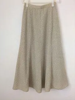 匿名配送【THE SHOP TK】ドット柄ロングスカート 　 フレアスカート