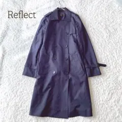 リフレクト　L トレンチコート　スプリング　羽織　テーラード　ダブルボタン