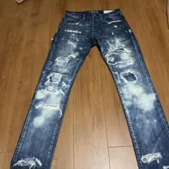 GAP 1969 ダメージデニムパンツ インディゴのサムネイル